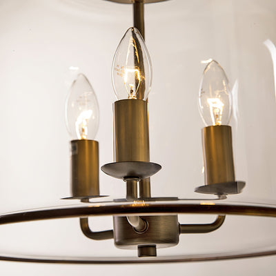 Lindenshire Glass Linear Pendant Light