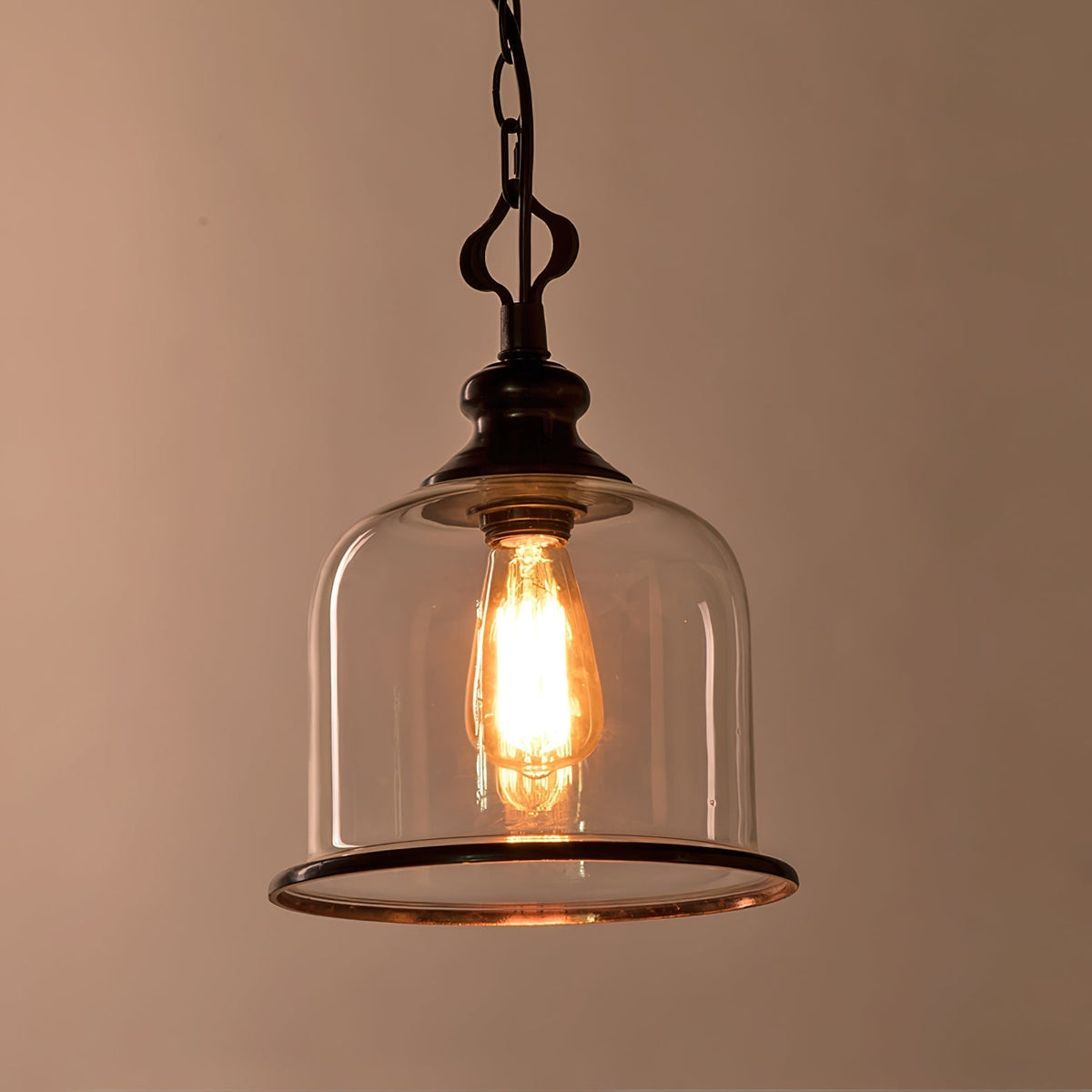 Celaniella Vintage Elegance Glass Pendant Lamp