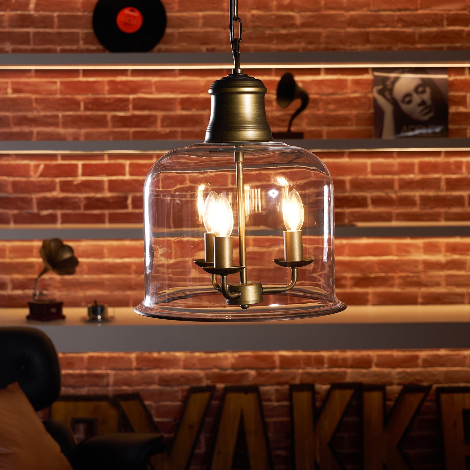 Lindenshire Glass Linear Pendant Light