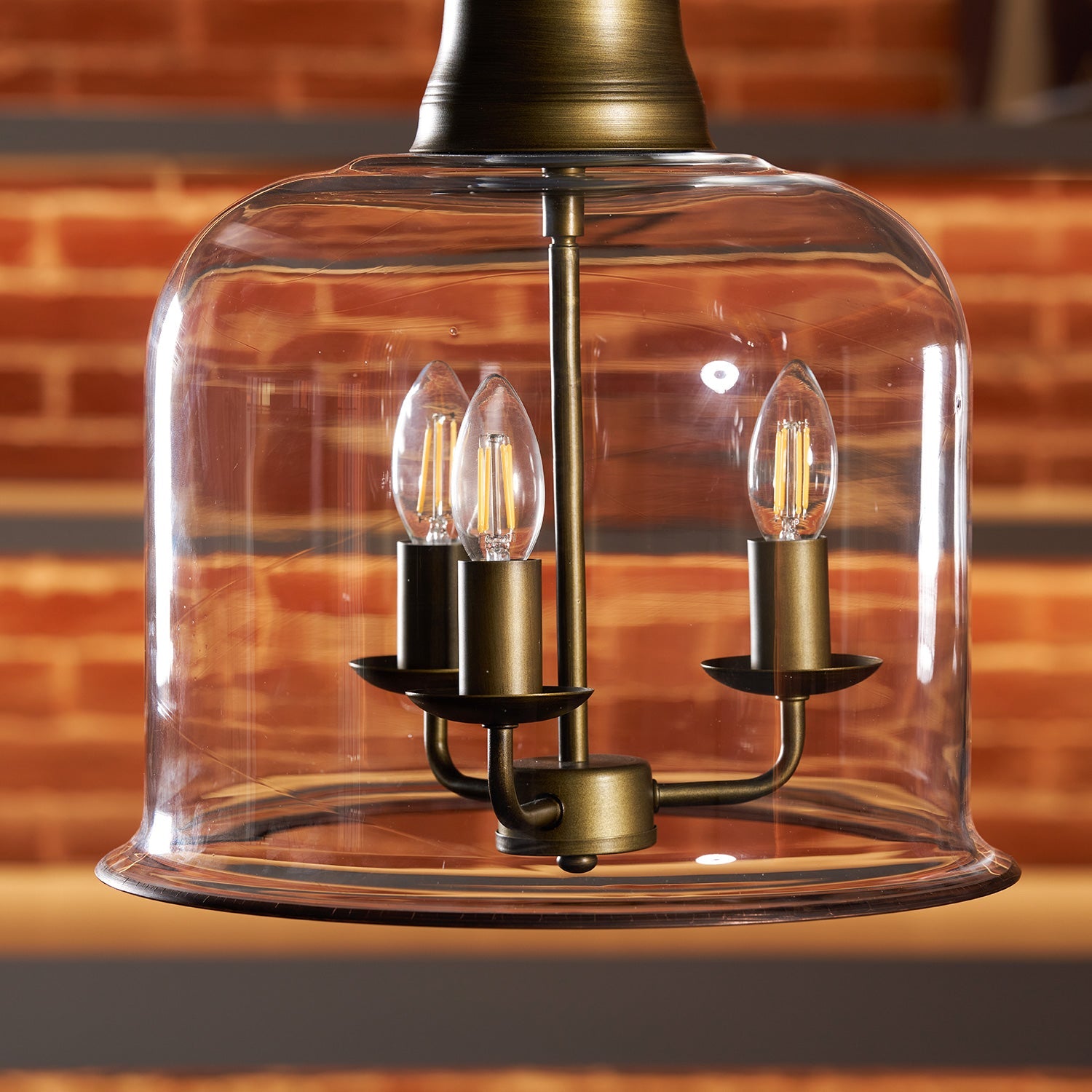 Lindenshire Glass Linear Pendant Light