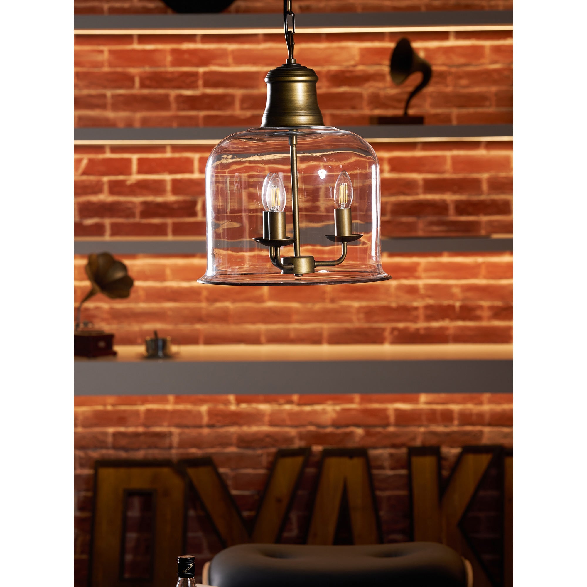 Lindenshire Glass Linear Pendant Light