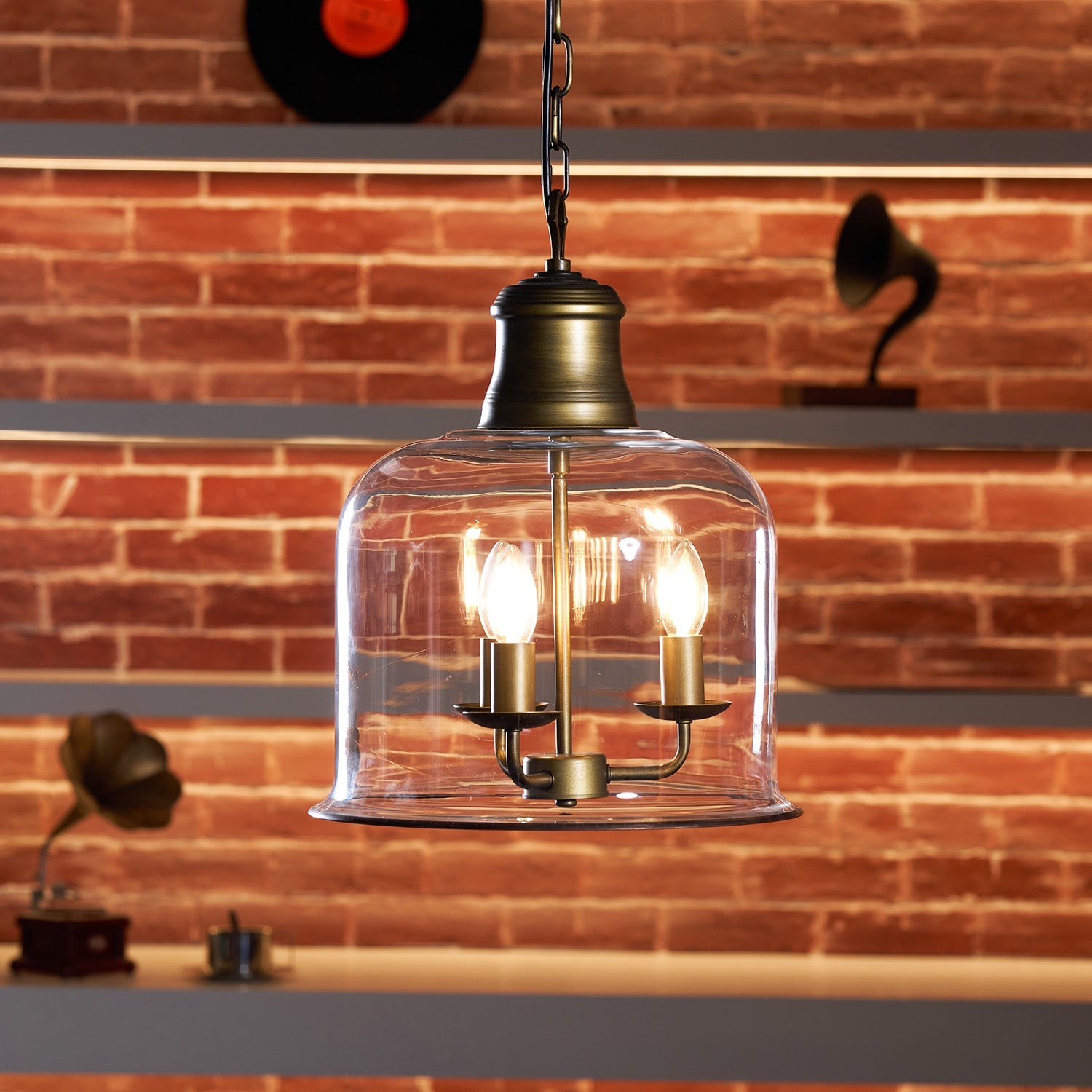Lindenshire Glass Linear Pendant Light