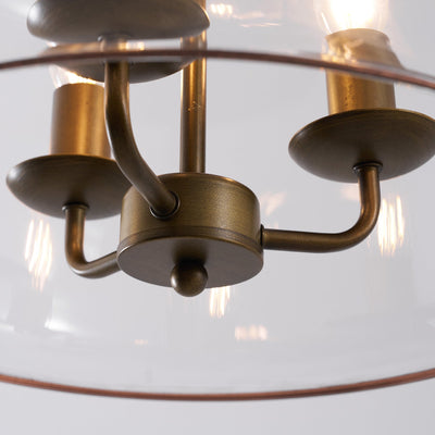 Lindenshire Glass Linear Pendant Light
