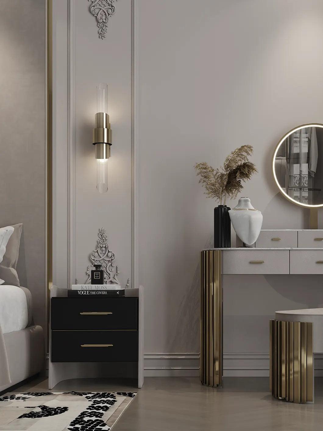 Seluise Wall Lamp Nordic Art Small Crystal Metal