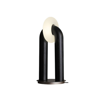 Elvelelia Vintage Wood Table Lamp