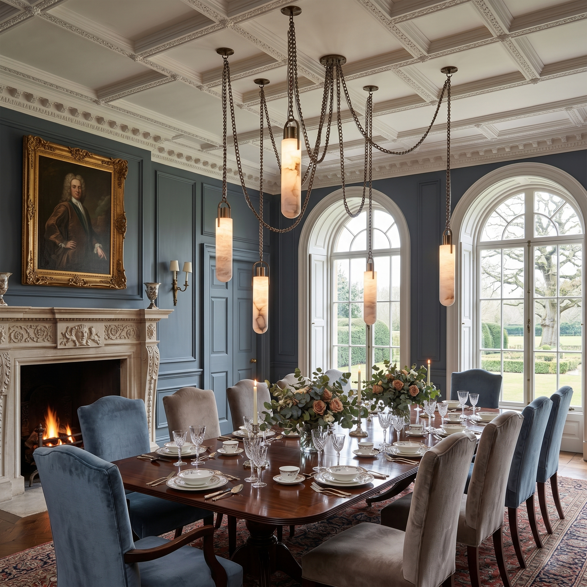 Bellmere Alabaster Pendant Light