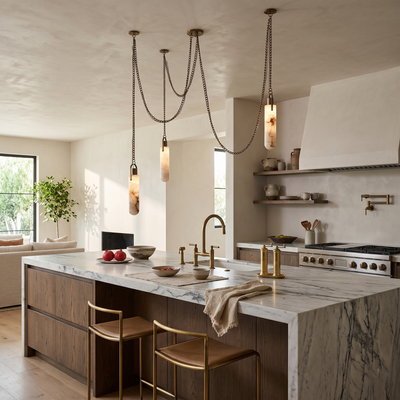 Bellmere Alabaster Pendant Light