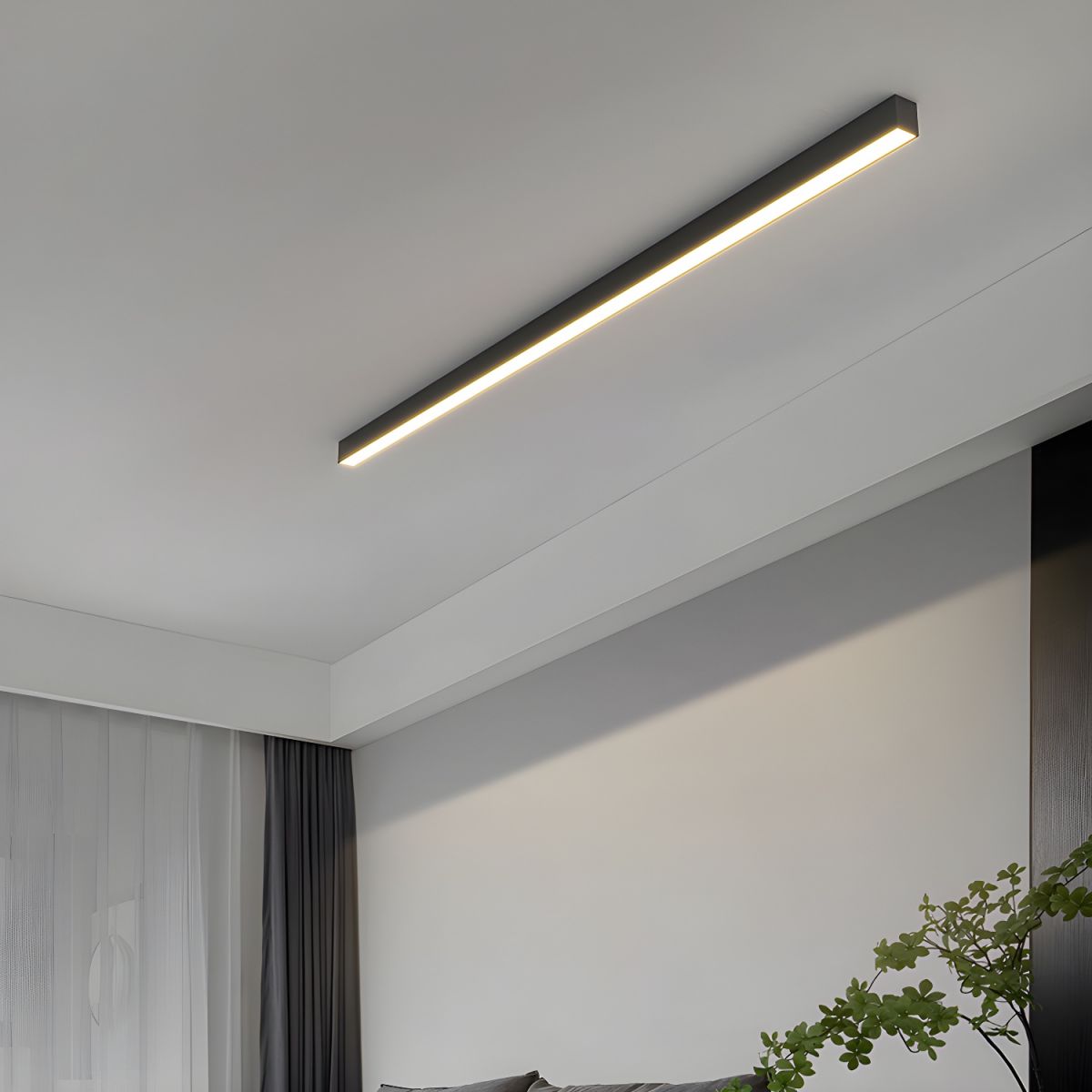 Somino Ceiling Lamp Linear Ultra Slim Minimalist Functional