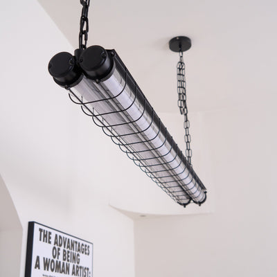 Alaric Industrial Linear Pendant Light