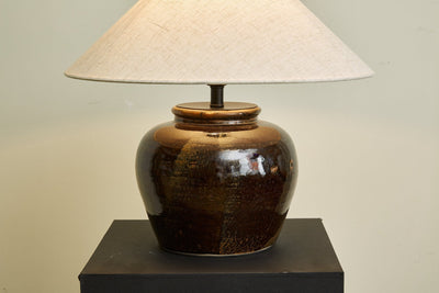 Ravien Umber Jar Table Lamp