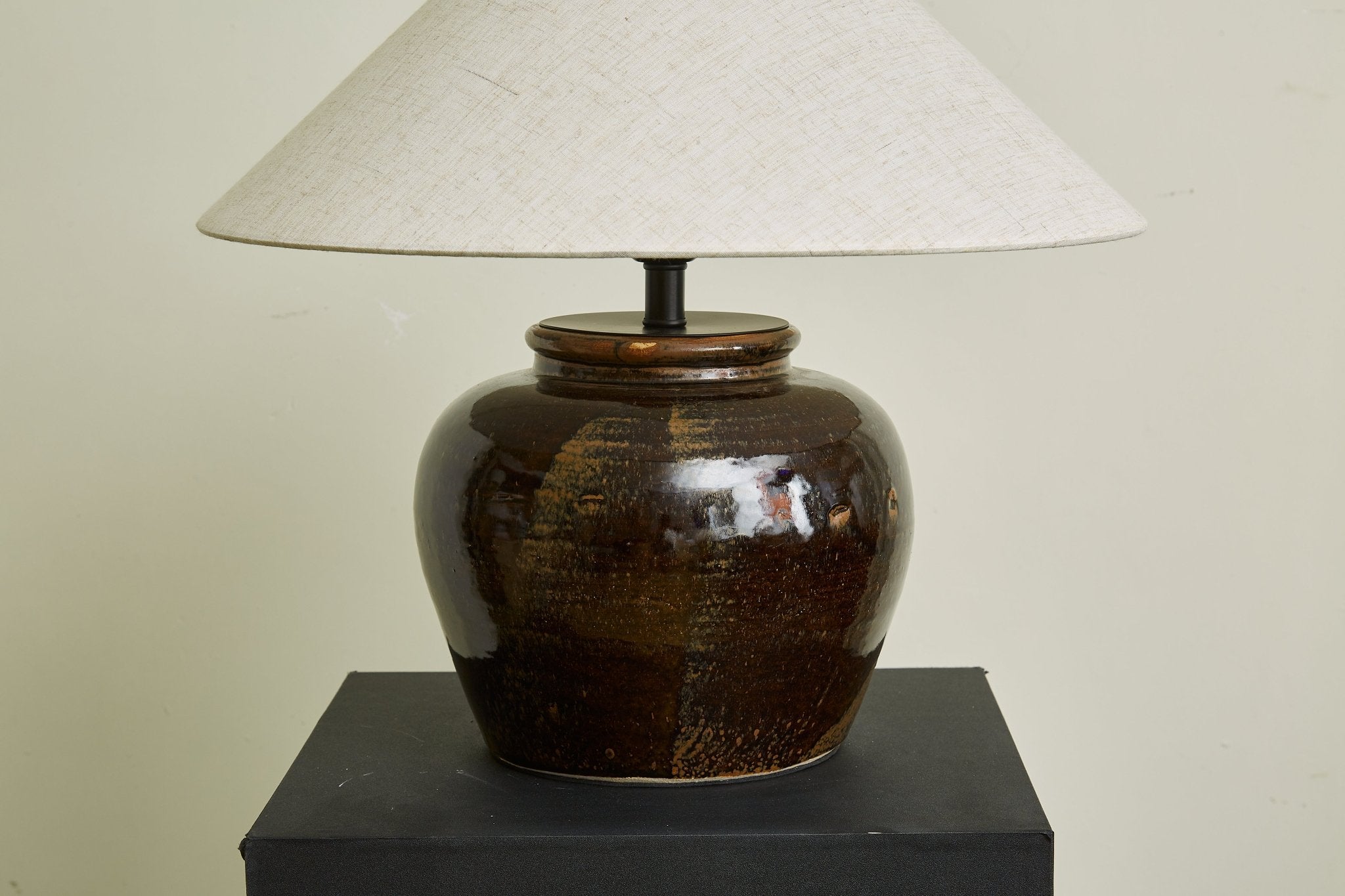Ravien Umber Jar Table Lamp