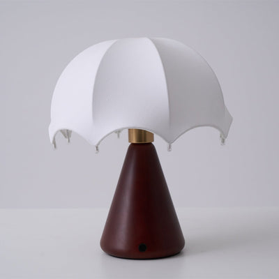 Parasol Wooden Table Lamp