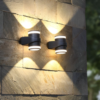 Wiona Round LED Aluminum Outdoor Wall Washer Lights