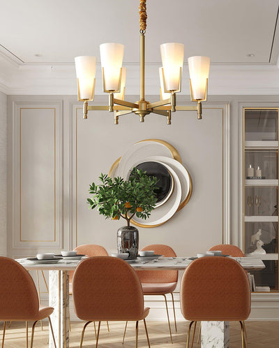 Gleam Luxury Brass Chandelier