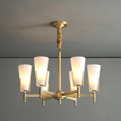 Gleam Luxury Brass Chandelier