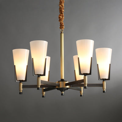Gleam Luxury Brass Chandelier