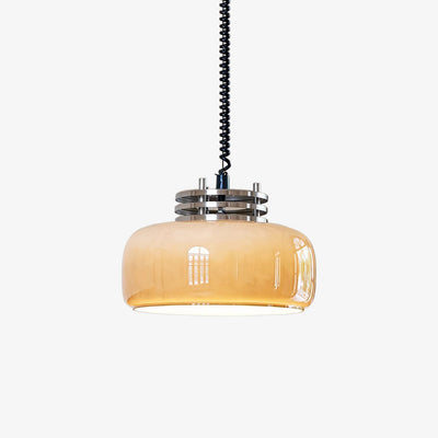Quorin Glass Industrial Pendant Lamp