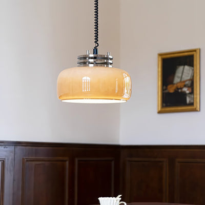 Quorin Glass Industrial Pendant Lamp