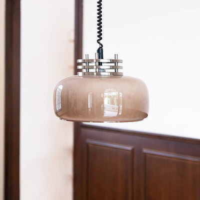 Quorin Glass Industrial Pendant Lamp