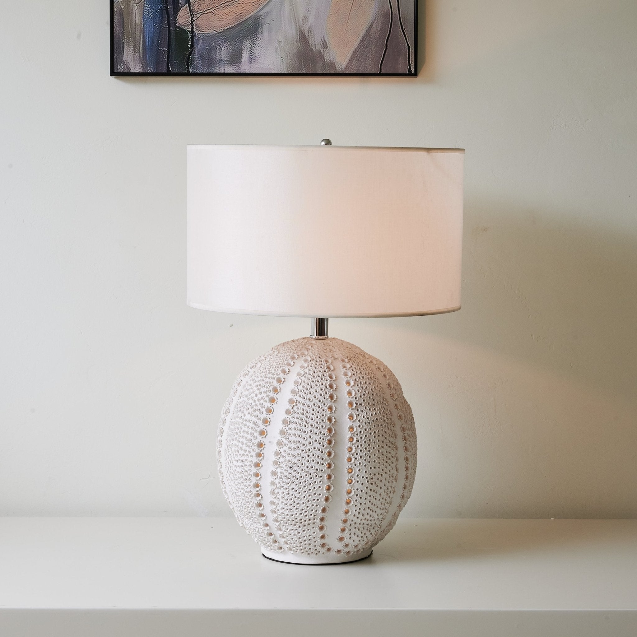 Sux Ceramic Fabric Table Lamp