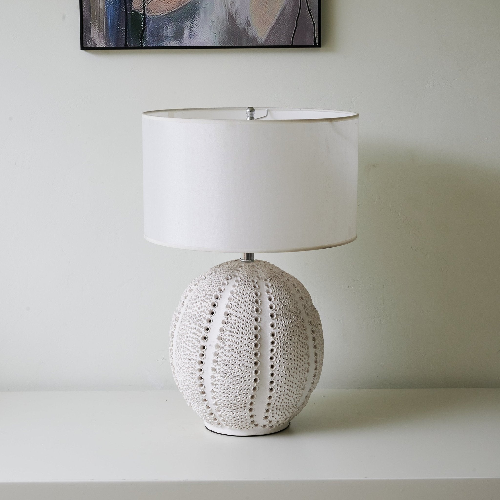Sux Ceramic Fabric Table Lamp