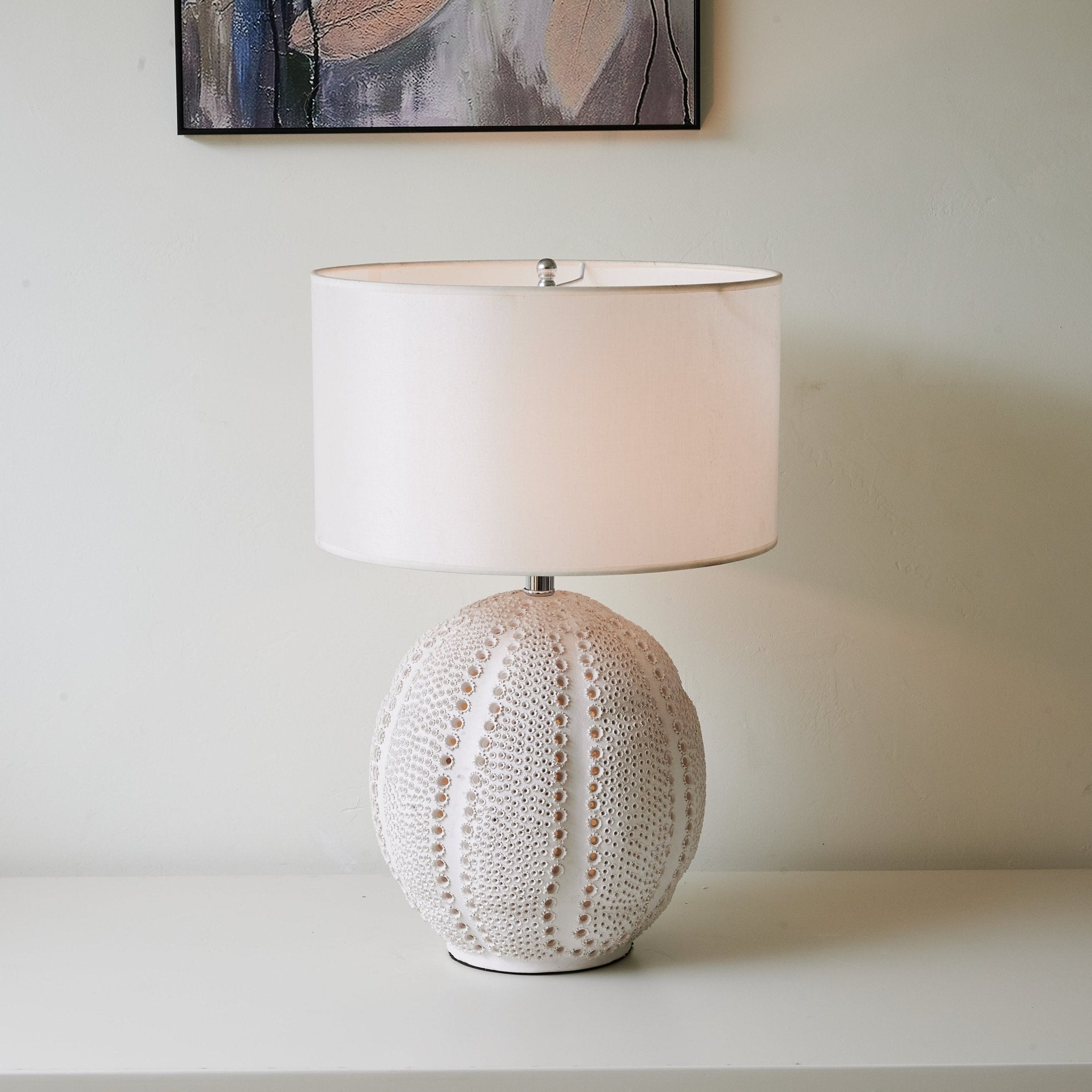Sux Ceramic Fabric Table Lamp