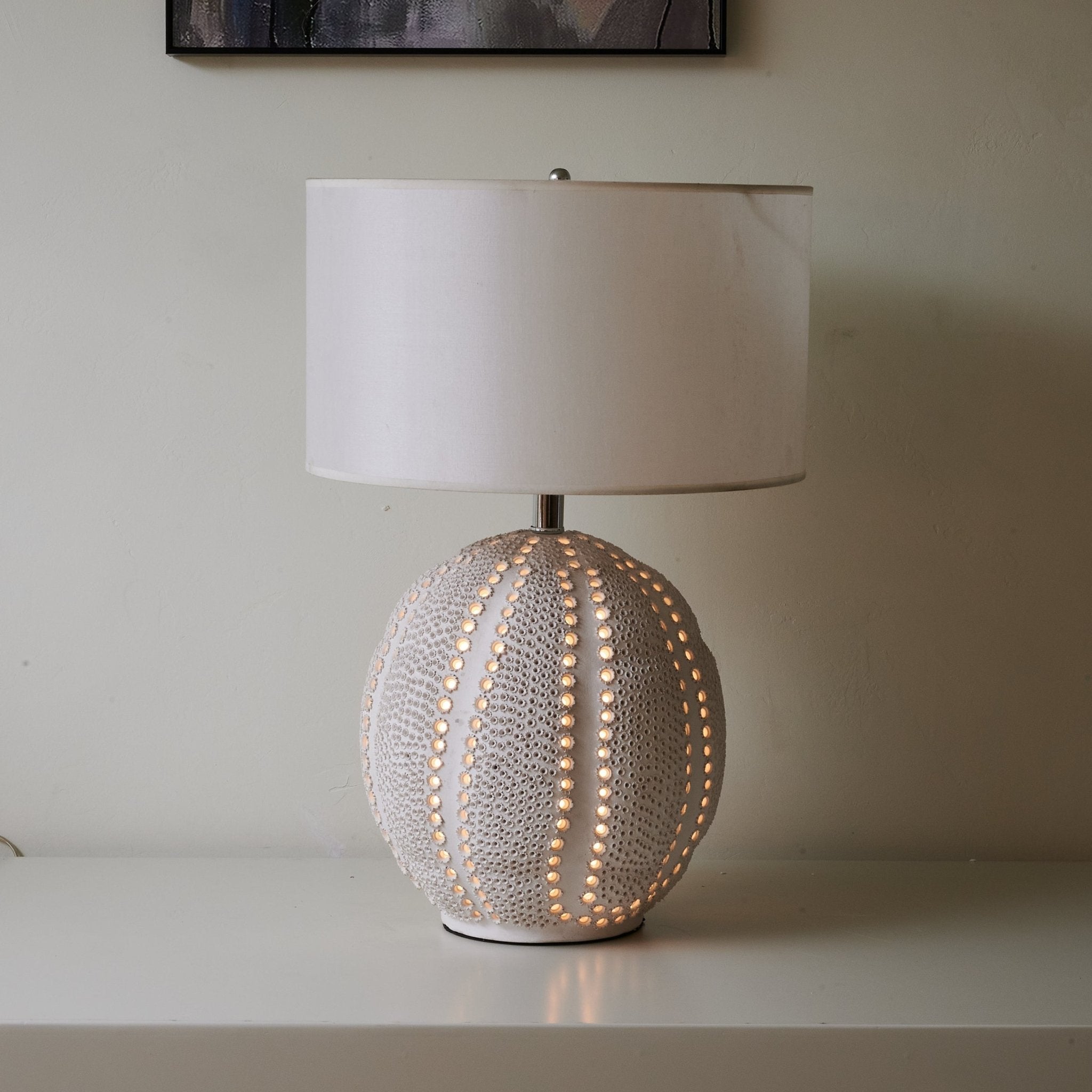 Sux Ceramic Fabric Table Lamp