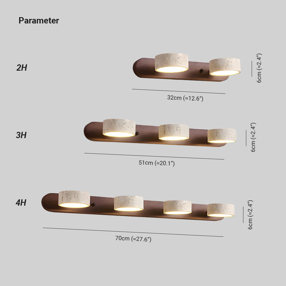 Ritta Travertine Indoor Wall Light Neutral