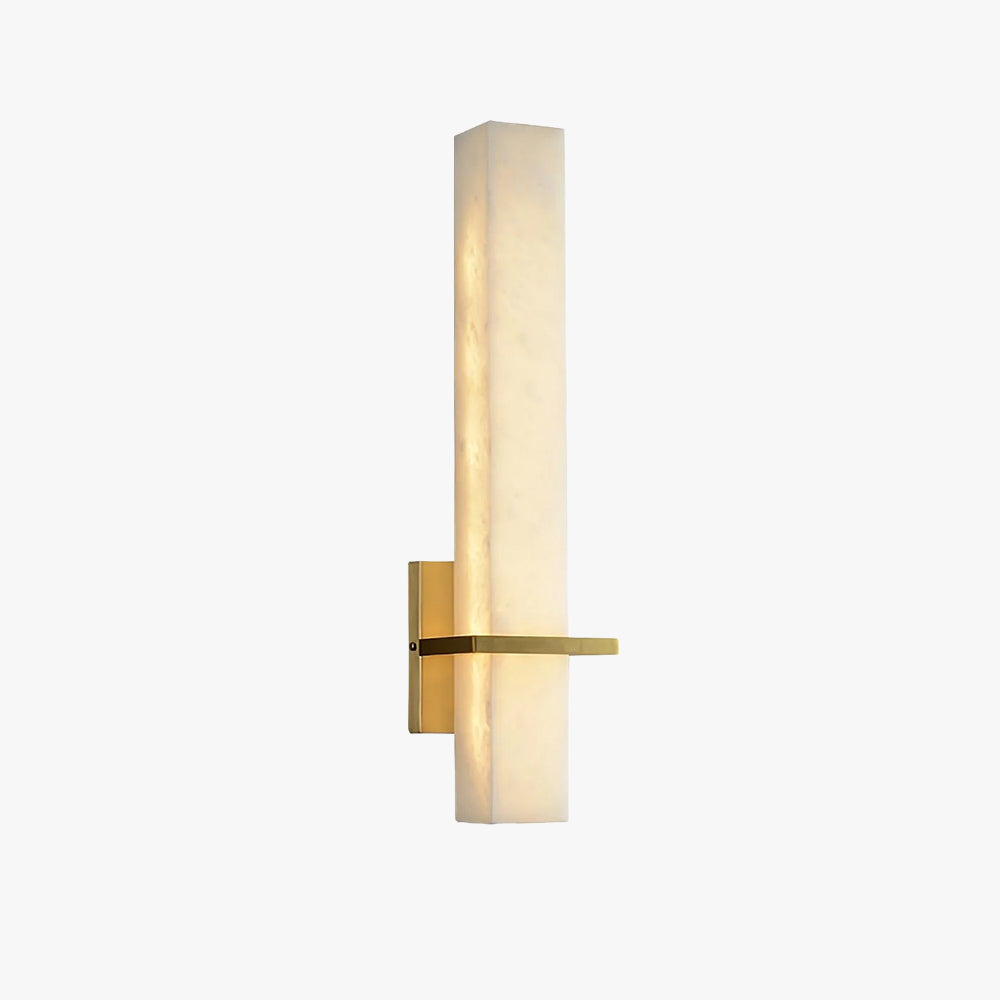 Ritta Modern Alabaster Cuboid Wall Light