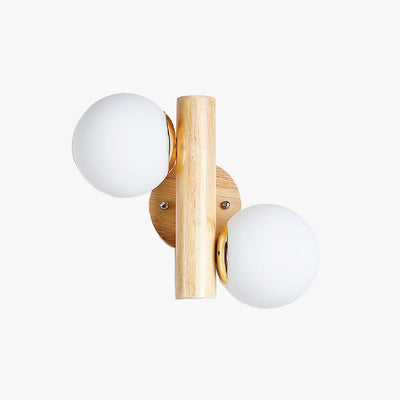 Muto Antique Cottage Wood Wall Light  Rotatable