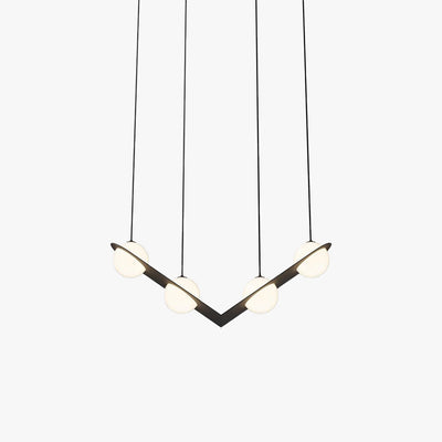 Valentina  Black  Glass Pendant Lamp