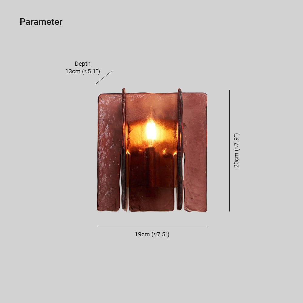 Erove Glass Artistic Wall Lamp