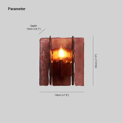 Erove Glass Artistic Wall Lamp