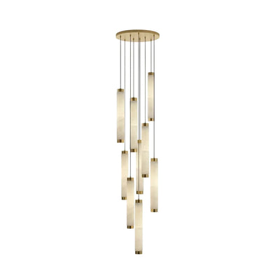 Lira Cylindrical Alabaster Pendant Light