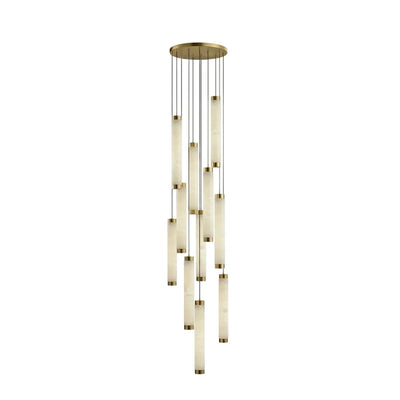 Lira Cylindrical Alabaster Pendant Light