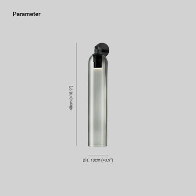 Aria  Glass  Indoor Wall Lamp  Cylindrical