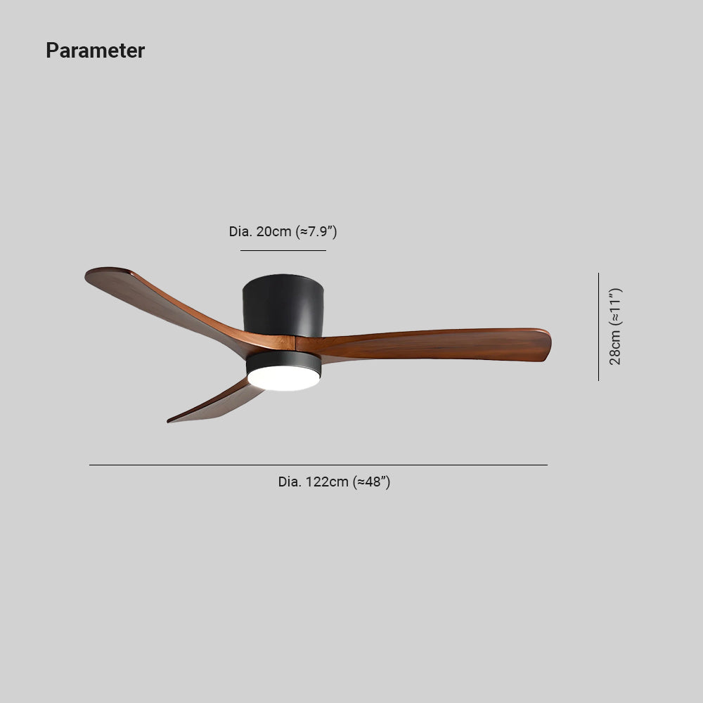 Nielsen  Nordic Wooden 42"/48" Ceiling Fan Light