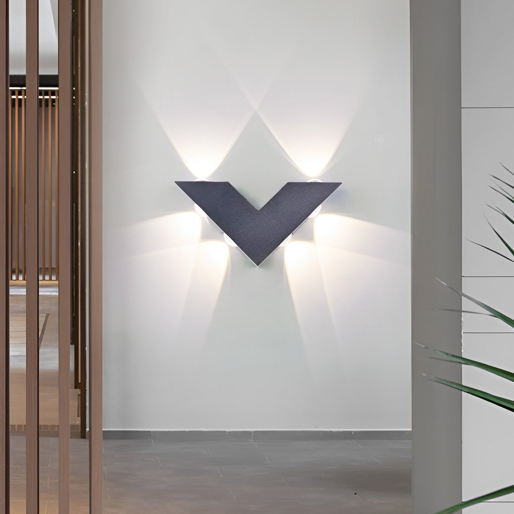 Seeds V-shaped Modern Aluminum Outdoor Wall Washer Light