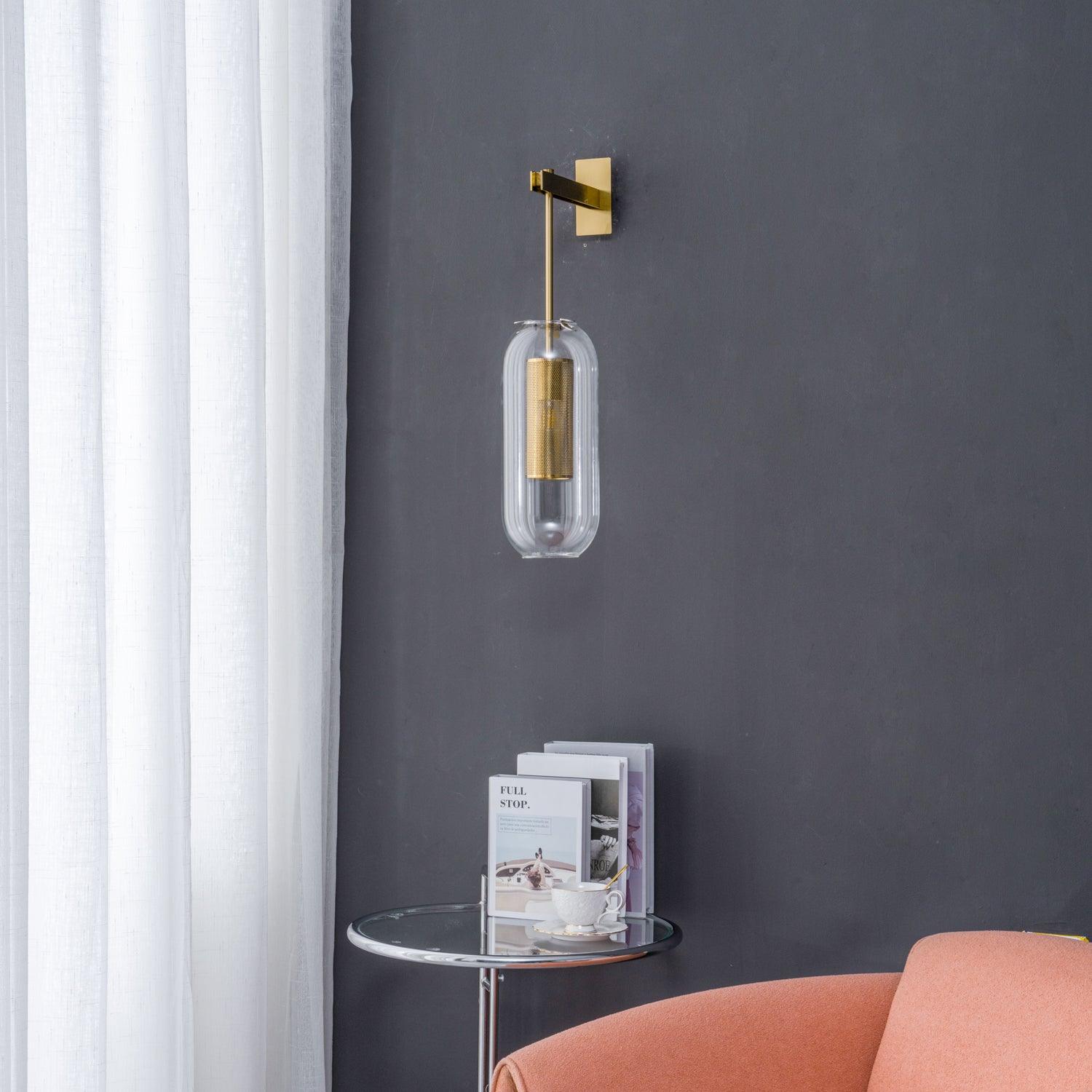 Eirinette Premium Nordic Art Glass Wall Lamp