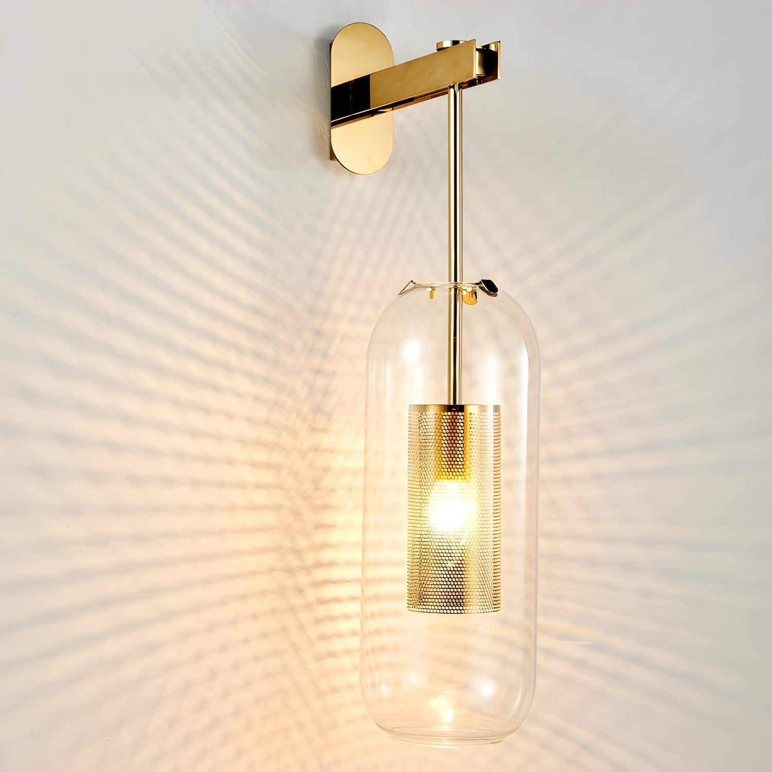 Eirinette Premium Nordic Art Glass Wall Lamp