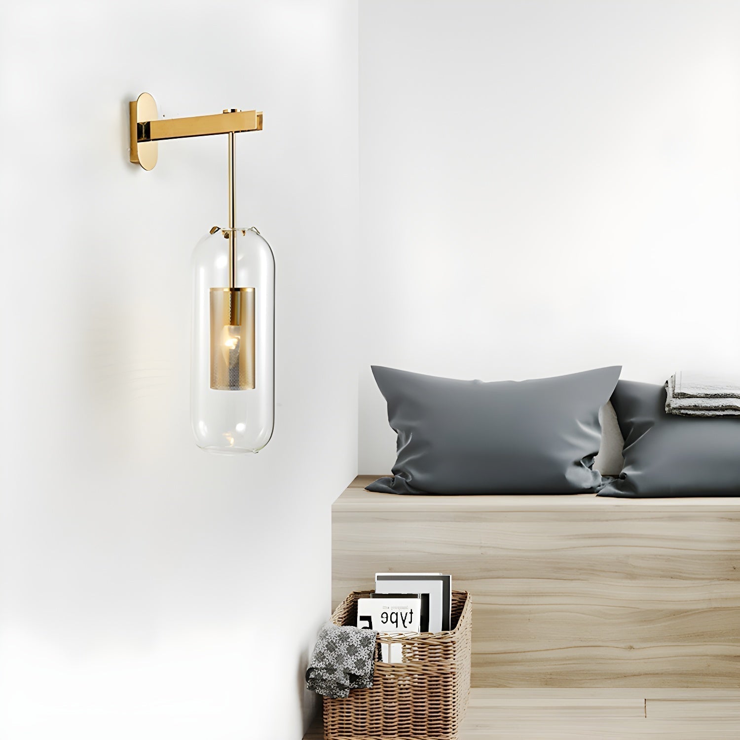 Eirinette Premium Nordic Art Glass Wall Lamp