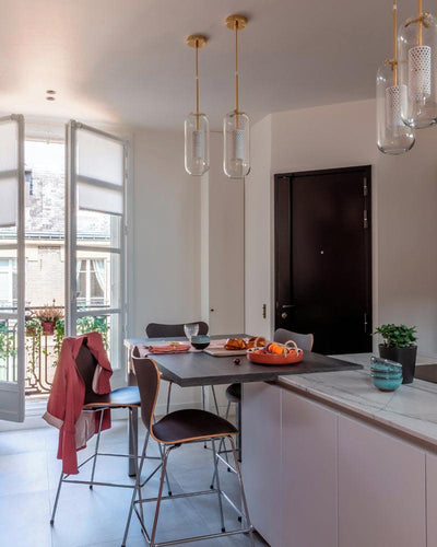 Sypharil Minimalist Glass Pendant Light