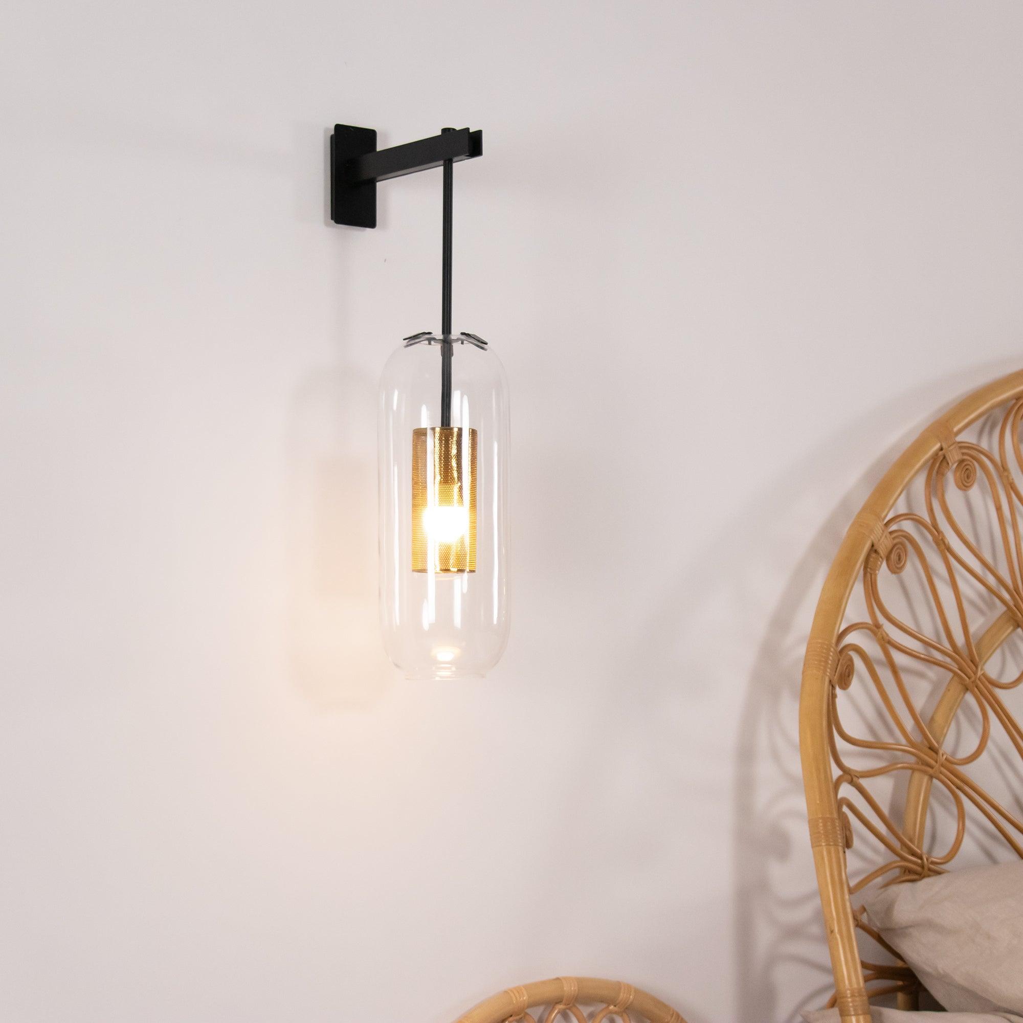 Eirinette Premium Nordic Art Glass Wall Lamp