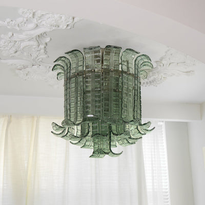 Eirisora Ceiling Lamp Murano Glass Petal Vintage