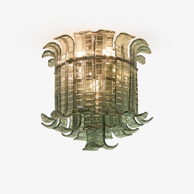 Eirisora Ceiling Lamp Murano Glass Petal Vintage