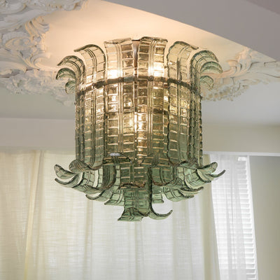 Eirisora Ceiling Lamp Murano Glass Petal Vintage