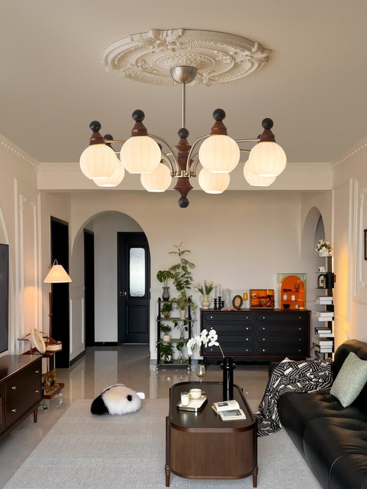 Zosilara Traditional Elegance Wood Chandelier