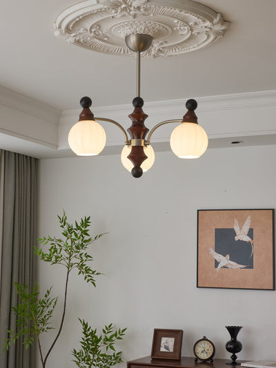 Zosilara Traditional Elegance Wood Chandelier