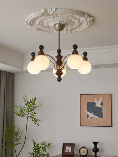 Zosilara Traditional Elegance Wood Chandelier