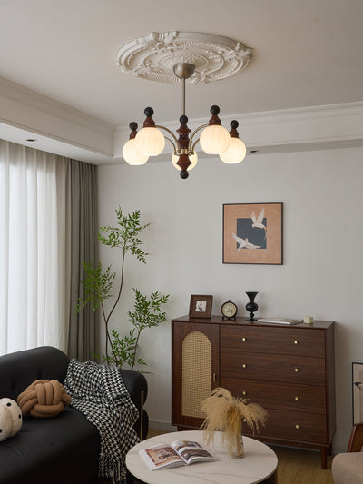 Zosilara Traditional Elegance Wood Chandelier